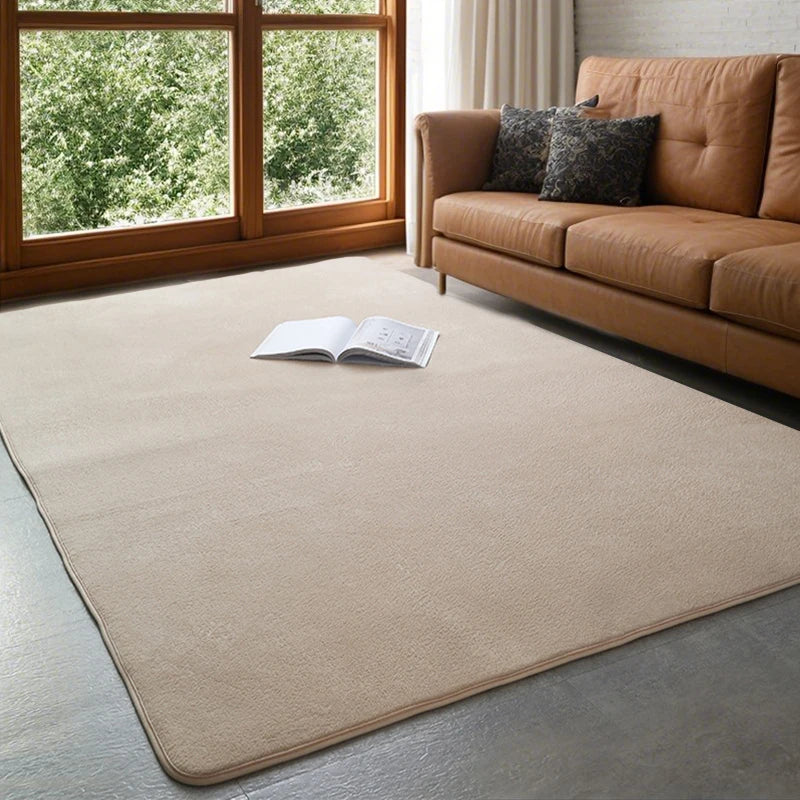 VIKAMA Tapis Moderne en Velours de Corail Doux Antidérapant pour Salon Chambre Grand Tapis de Jeu pour Enfants Tapis de Sol pour la Décoration Intérieure