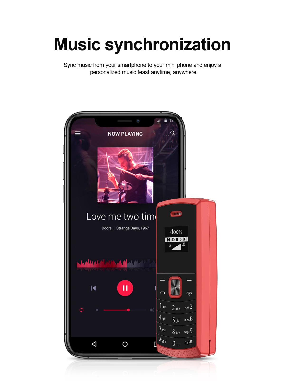 SERVO BM01 Mini Handy Magische Stimme Kurzwahl Bluetooth-Einwahl Anrufaufnahme 2 SIM Standby 2G GSM Kleines Ersatzhandy