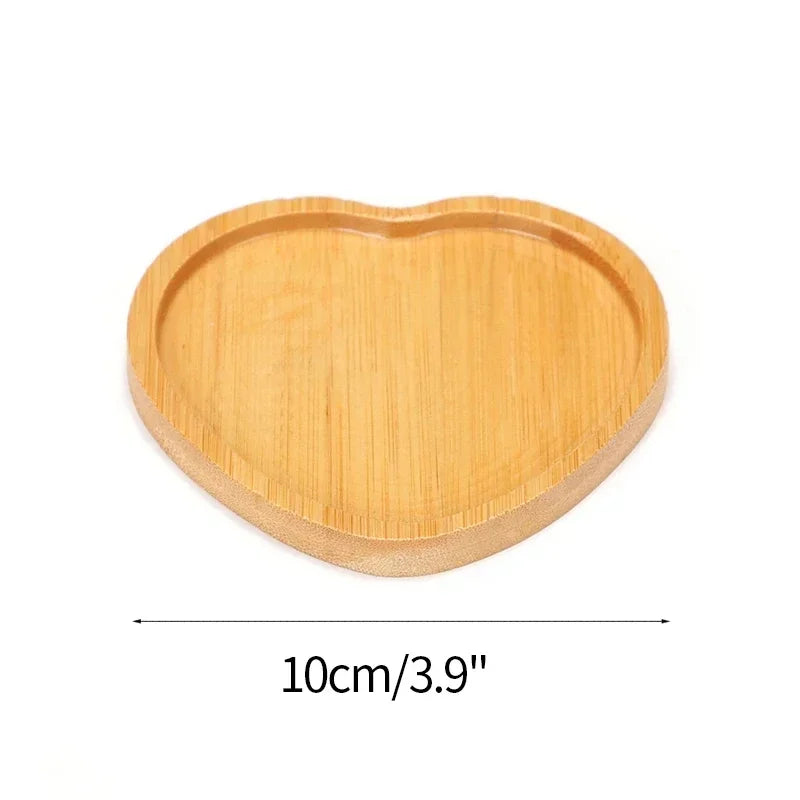 Multi Bambus Tablett Holzuntersetzer Blumentopfuntersetzer Tassenuntersetzer Untersetzer Teller Küchen Deko Teller Kreativer Untersetzer Kaffeetassenmatte