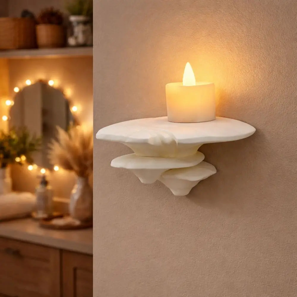 Pilz-Aufbewahrungsregal, 3D-gedruckt, kleiner Pilzständer, platzsparendes Pilzregal aus Kunststoff, wandmontiertes Aufbewahrungsregal, Büro-Schreibtisch