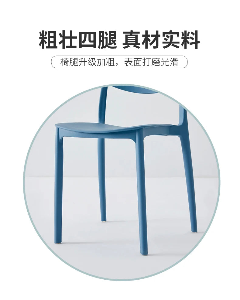 Bequeme Esszimmerstühle Europäischer Kunststoff Küche Moderne nordische Esszimmerstühle Ultraleicht Trendy Chaises Salle Manger Möbel