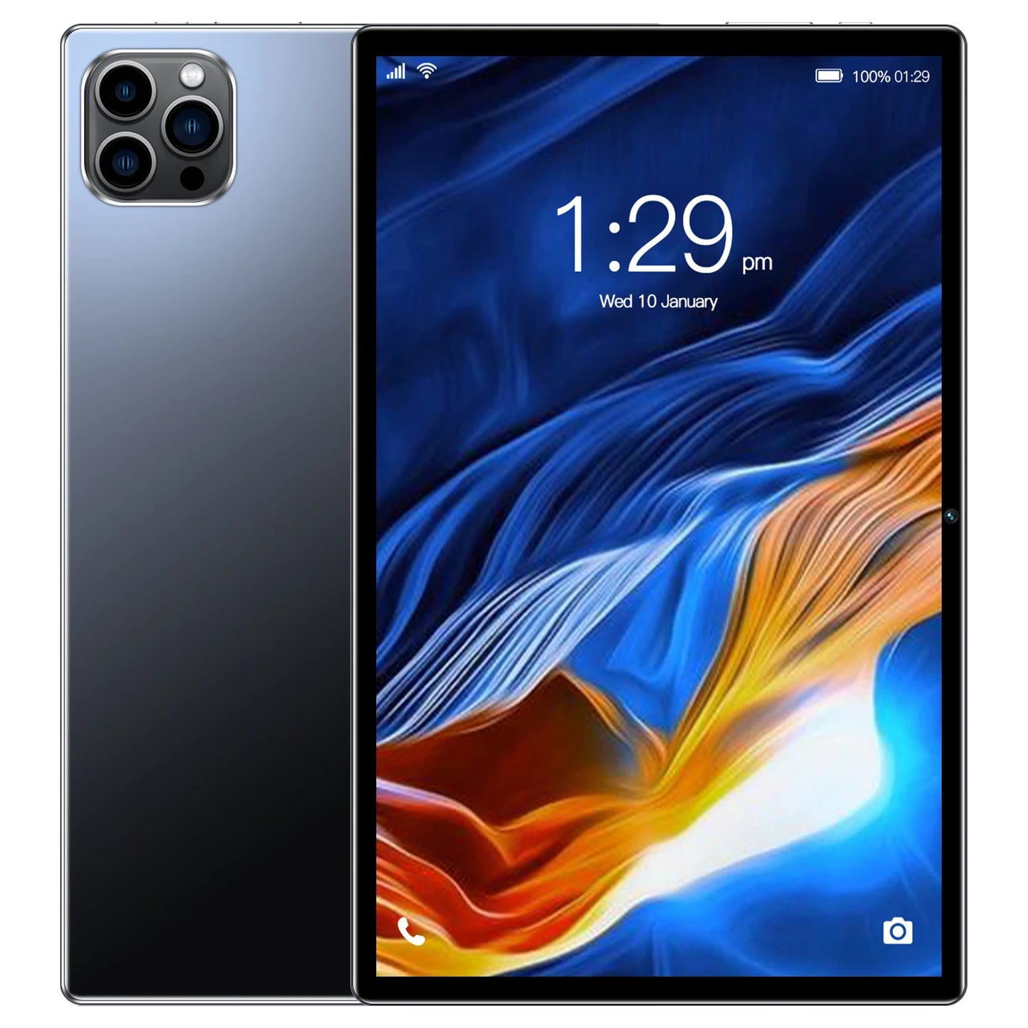 Neues 10,1-Zoll-Lern-Tablet, Octa-Core, Dual-SIM, 4 GB RAM, 64 GB ROM, 3G-Telefonie, Bluetooth, WiFi, Google Tablet PC, 6000 mAh