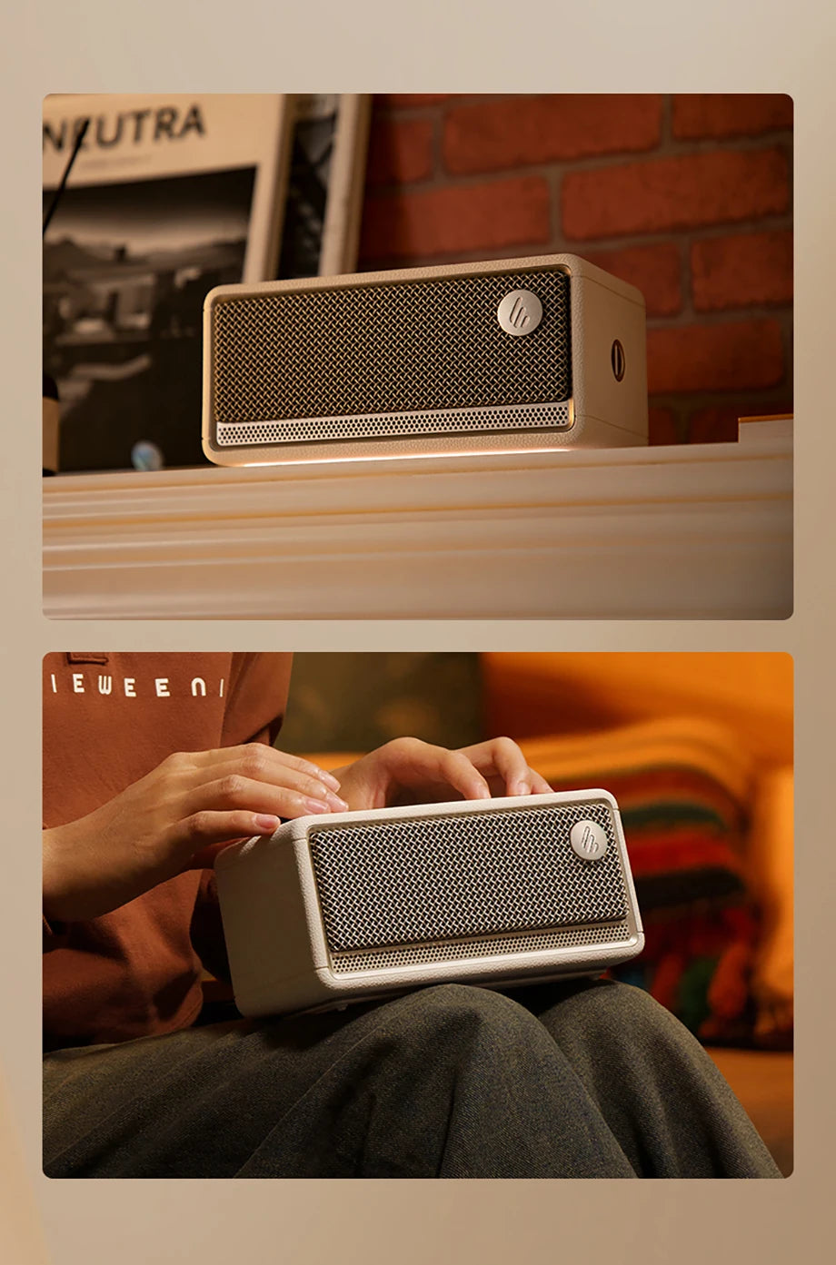 Edifier ES60 Enceinte Bluetooth portable Mini haut-parleur Barre de son sans fil 36W RMS Extérieur Étanchéité IP66 Longue autonomie