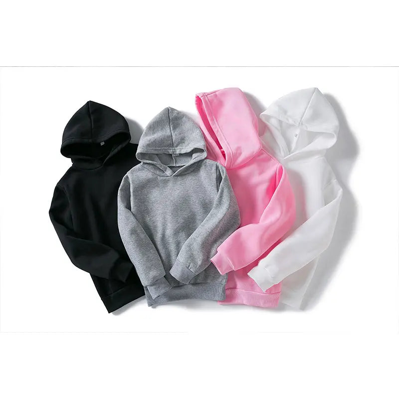 Children 3-12 Years Old Autumn Winter Hoodie Long-sleeved Boys Sweatshirt Girls Toddler Sports Coat Top+Pants Stylish Casual Set