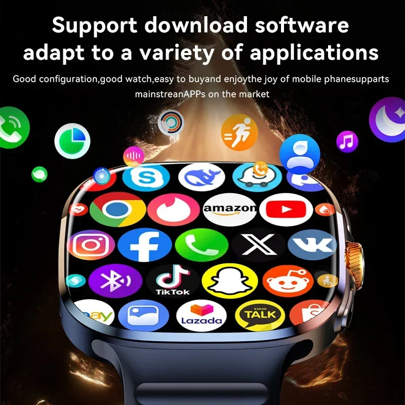 M99 5G Smartwatch: 2,4" AMOLED-Bildschirm, drehbare Kamera, SIM- und WLAN-Unterstützung für eigenständige Anrufe und soziale Medien.