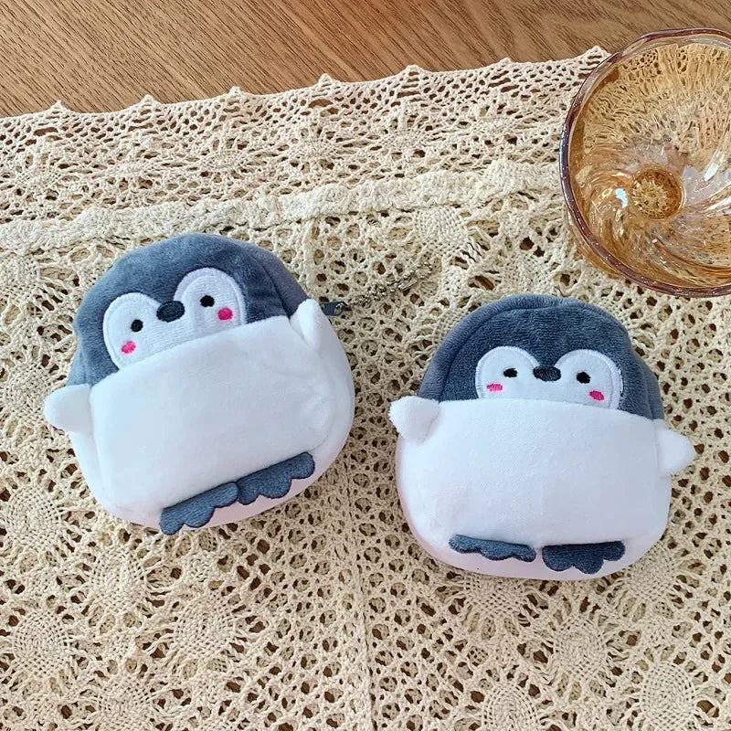 Cartoon Süße Schweinchen Geldbörse Kawaii Portemonnaie Weiche Plüsch Münztasche Schlüssel Kopfhörer Münz-Organizer Beutel Reißverschlusstasche Kindergeschenk