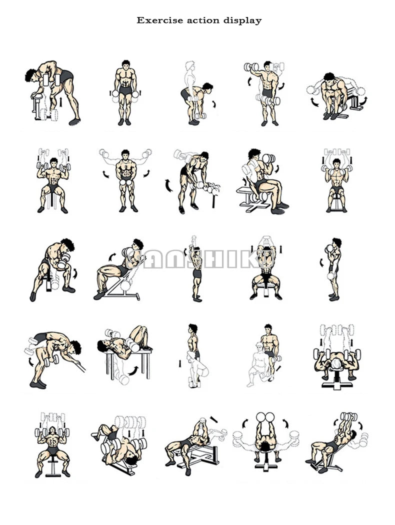 Ensemble d'haltères ronds ajustables, deuxième génération, augmentation de 2 kg, 24 kg, 36 kg, Fitness, Nouvelle mise à niveau
