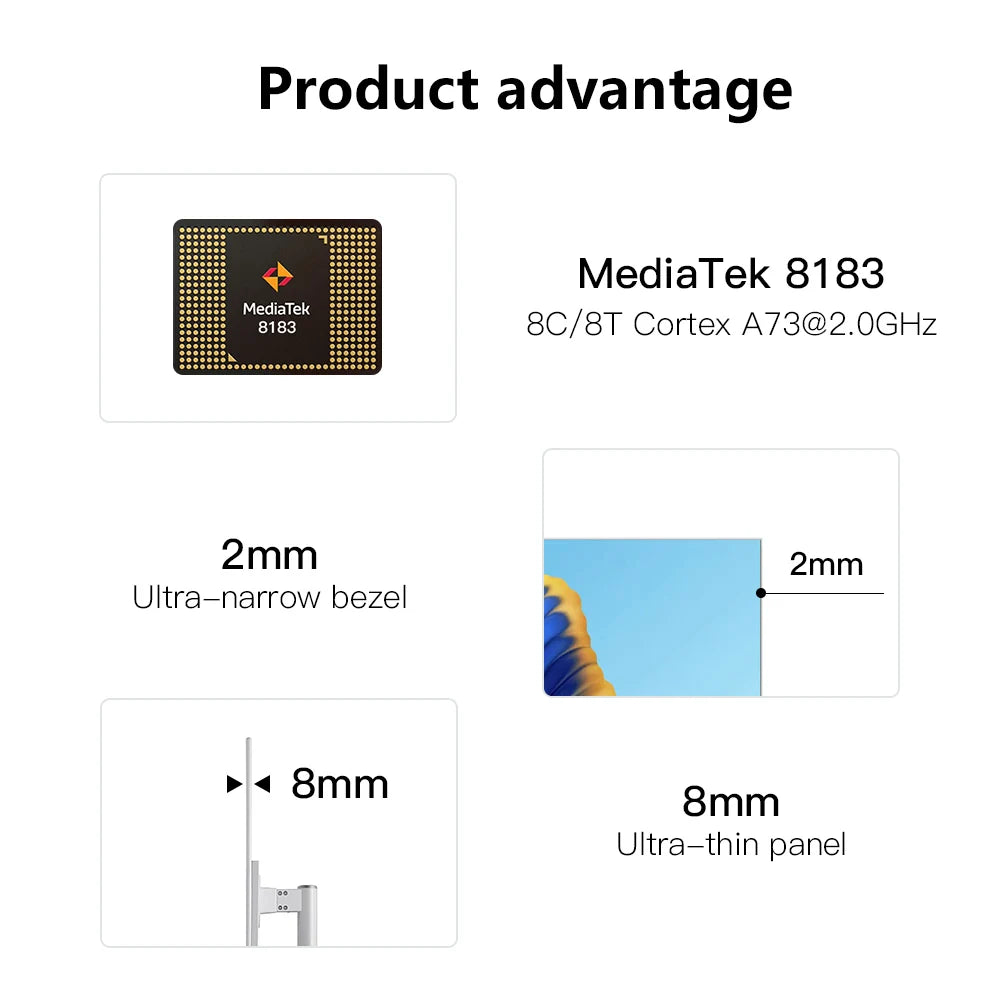 Android Tablet Smart Television in Cell Touch 21,5 Zoll LCD-Bildschirm Beweglicher kabelloser rollbarer Smart TV mit 5 Stunden Akkulaufzeit