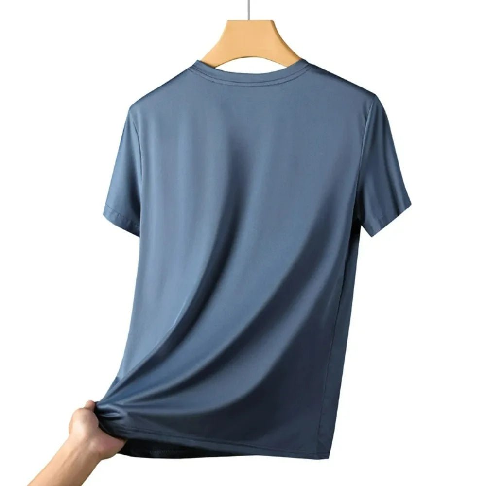 Herren Laufshirt schnelltrocknend, atmungsaktiv, für Wandern, Angeln, weich, elastisch, Outdoor-Sport-Kurzarmshirt Sommer