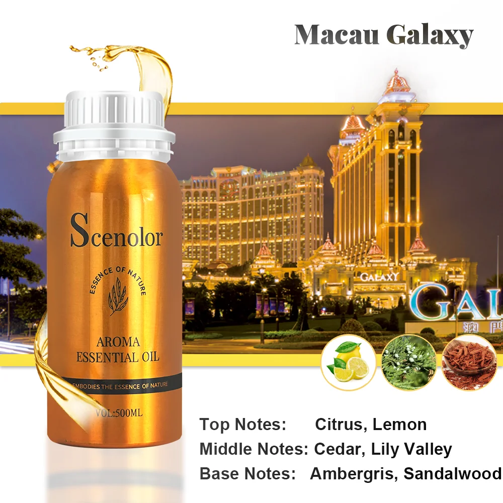 500ML Hotel Room Fragrance Diffuser for Home Air Freshener Scenting Device Air Purifier Humidifier Car Essential Oil Refil