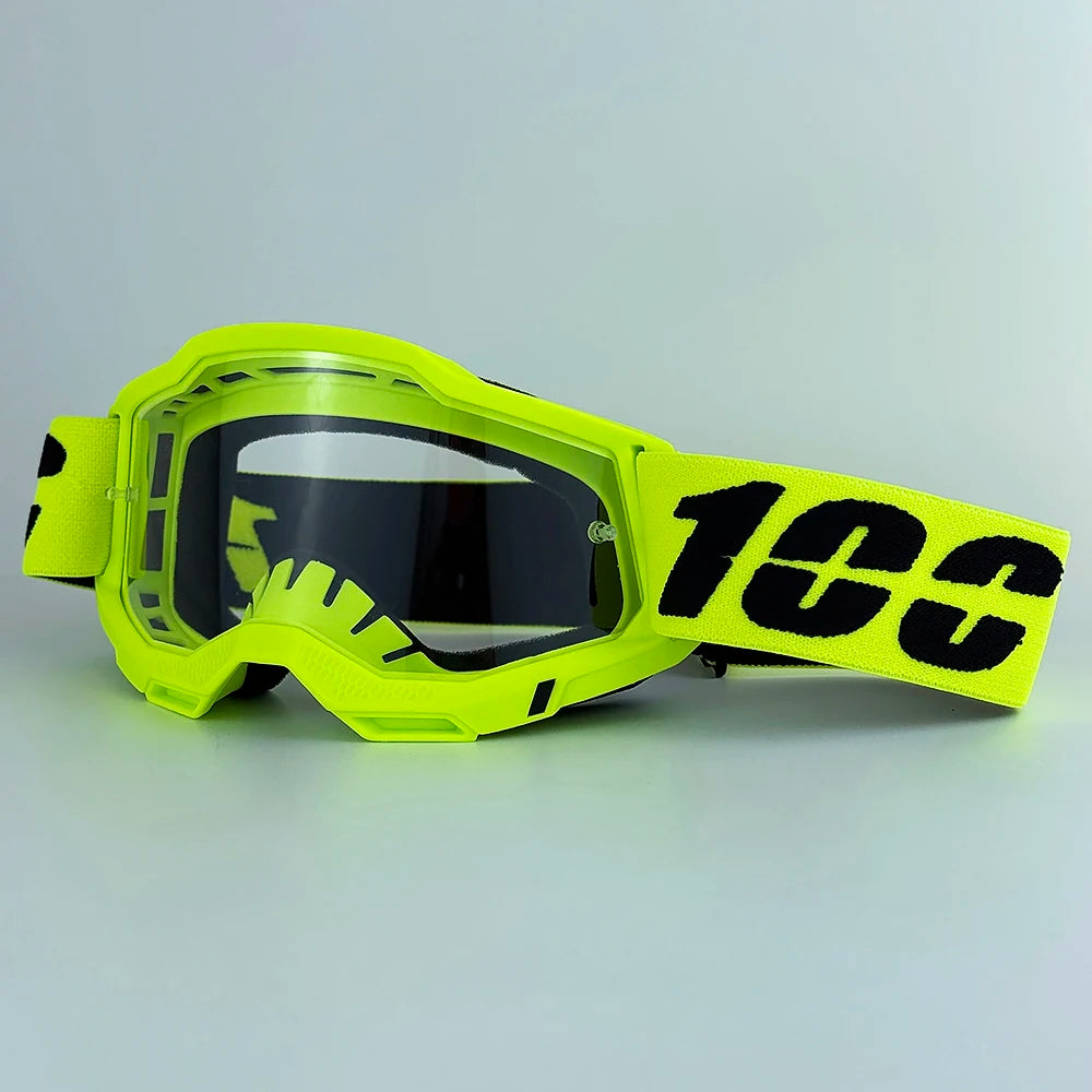 100 Motocross Goggle Glasses MX Off Road Masque Helmets Goggles Ski Sport Gafas for Motorcycle Dirt Bike Glasses and bag