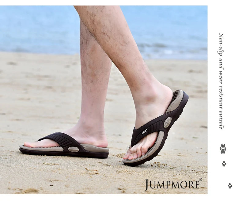 Tongs de Massage Hommes Pantoufles d'Été Sandales de Plage Confortables Hommes Chaussures Décontractées Mode Hommes Tongs Chaussures Tendance 2023