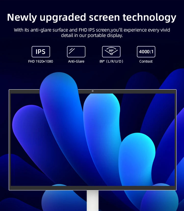 24 27 32 Inch LED White Wireless Smart Portable TV with Android Rechargeable Battery Movable Design