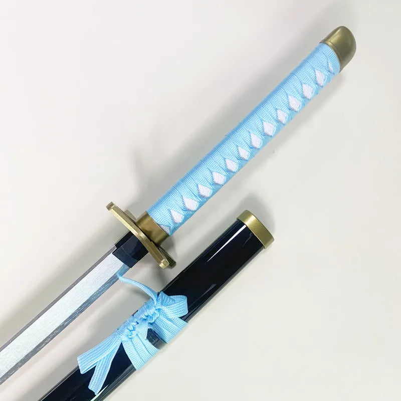 Épée Katana Anime Bleach Taille Réelle Lame en Bois Ninja Accessoire de Cosplay Anime Bleach Épée de Samouraï Japonaise Toushirou Jouet pour Enfants
