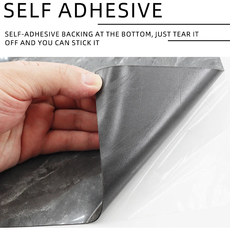 40 autocollants muraux auto-adhésifs en PVC imperméable à effet carrelage, découpables et pelables, pour cuisine et salle de bain