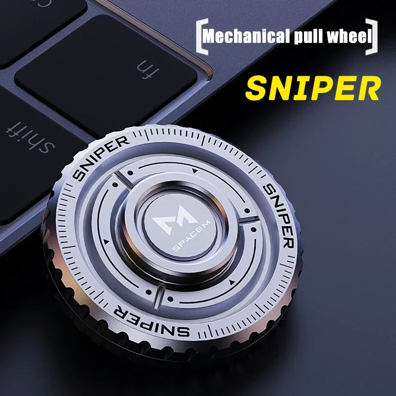 3in1 EDC Metal Pushing Card Hand Spinner Coin Adults Creative Anti-stress Fidget Toys 2024 New Stress Reliever Fidget Spinner