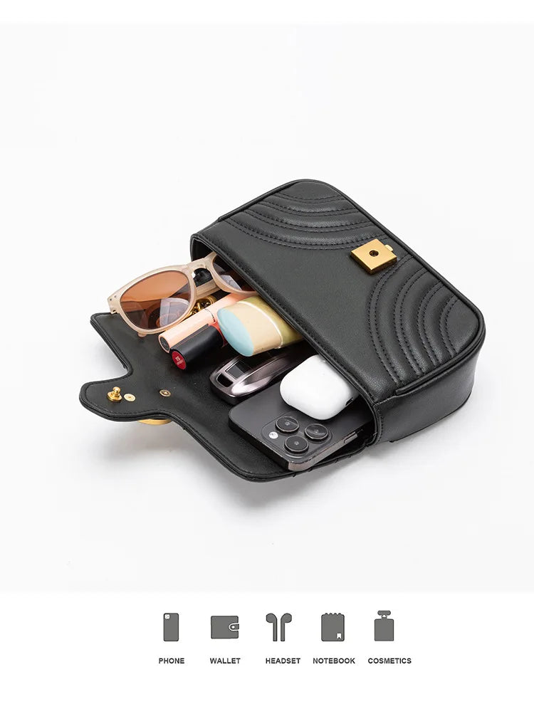 2025 new autumn small fragrant wind rhombus chain bag fashionable shoulder messenger bag
