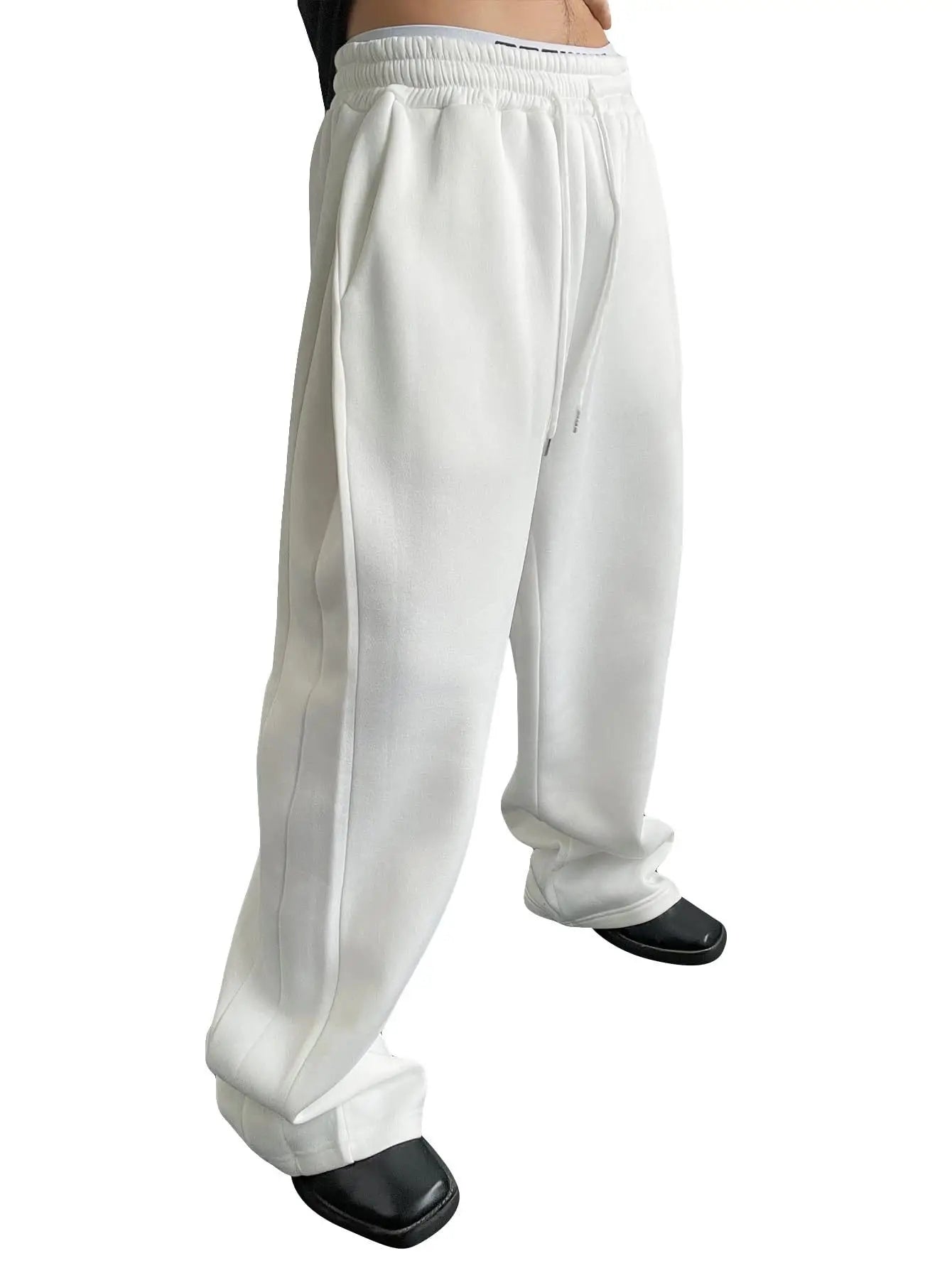 2026 NEW Spring Autumn Slim Men Pants sports casual Joggers trousers Mens Solid Color Straight Pants thin Woven Daily Sweatpants