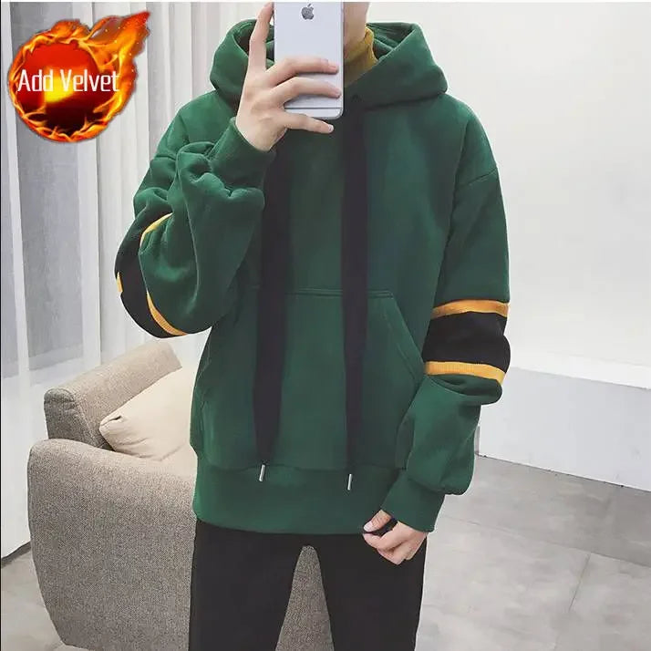 Herren-Sweatshirts Locker Warm Winter Männer Hoodies Willkommensangebot Luxus-Sweatshirt Baumwolle Schlicht Neu Designer Herbst Emo Günstig