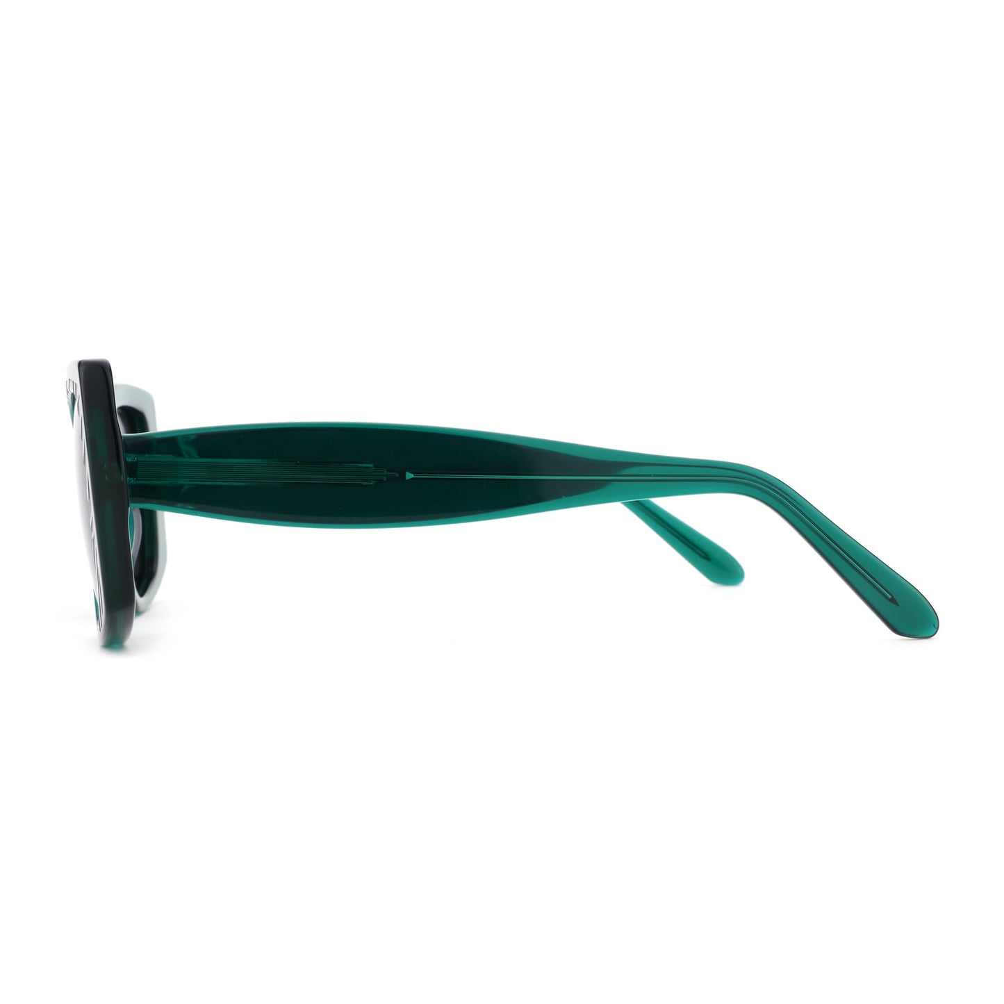 ZENOTTIC Trendige quadratische Acetat-Sonnenbrillen für Damen UV400 Myopie Optische Sonnenbrille Polarisierte Gleitsicht-Sonnenbrillen