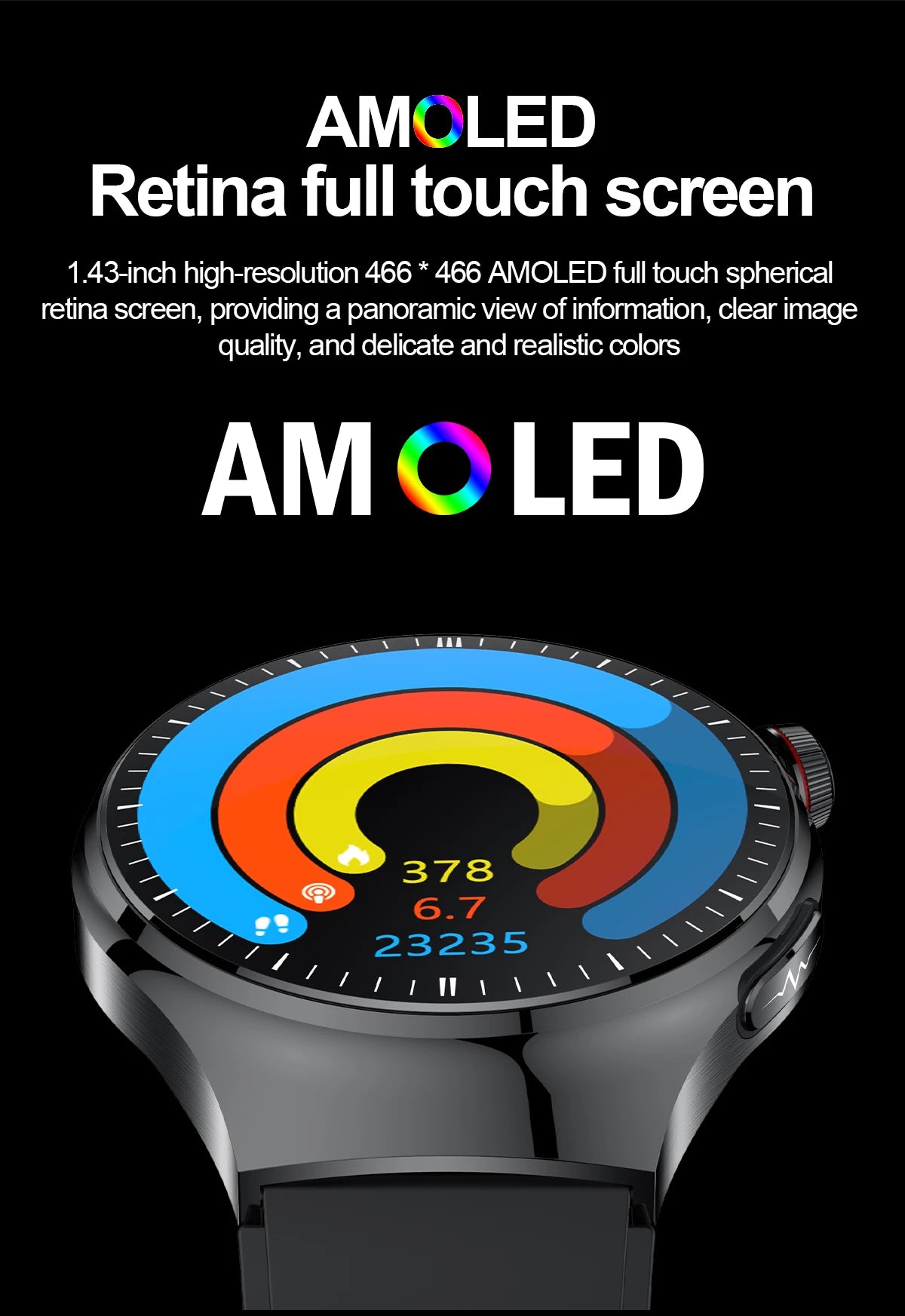 Montre Intelligente de Soins Infirmiers 2025 Montre connectée Santé, oxygène sanguin, lipides sanguins, acide urique, ECG+PPG, température corporelle, appel Bluetooth