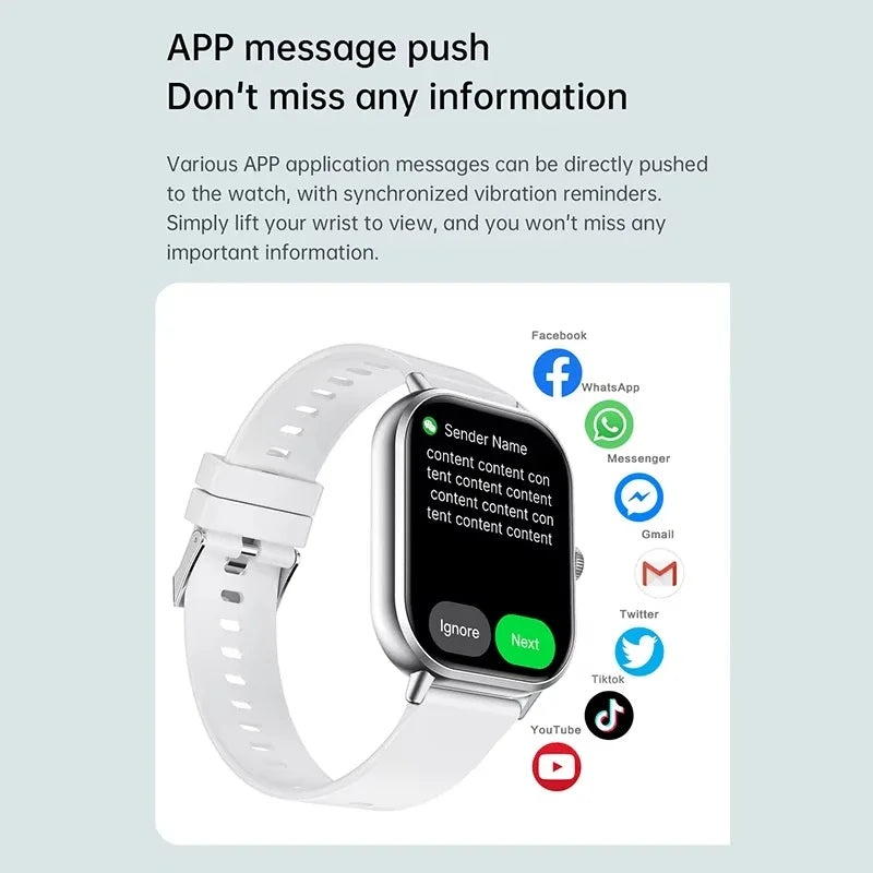 VIVO Smartwatch Android IOS Geschenk Bluetooth Anruf Smartwatch 2025 Touch-Zifferblatt Musik Fitness Tracker Sportuhren + Kopfhörer NEU