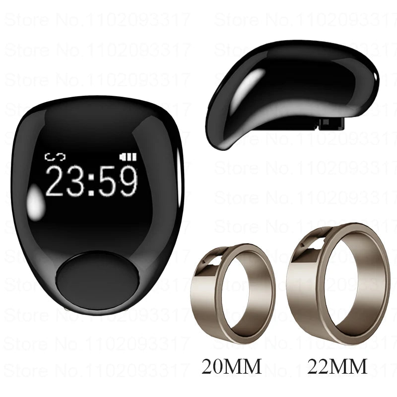Smart Tasbeeh Zikr Ring Titanlegierung Islamische Zählhilfe Smart Digitalzähler für Muslime Gebets-Erinnerung Magnetisches Laden