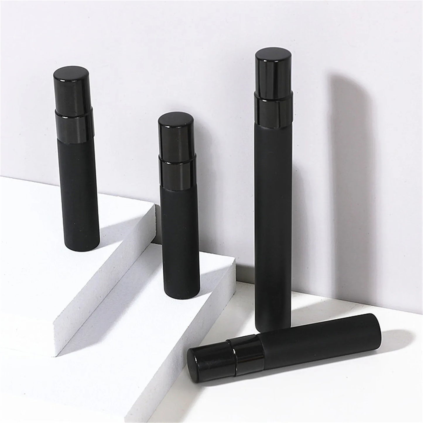Flacon de parfum vide portable en verre de 5/10 ml pour voyage, cosmétiques, rangement, flacon de rechange.