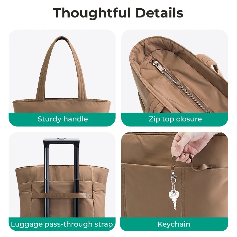 BAGSMART Tote Bag Brand Luxury 2025 Original Bags Travel Women's Bag Large Capacity School College Hand Bags for Ladies
