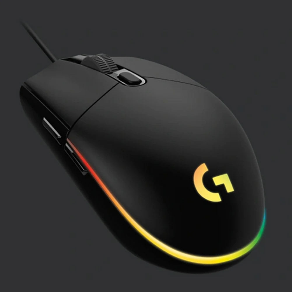 Souris de jeu Logitech (G) G102 Souris RVB Conception légère 200-8000DPI Souris ergonomique de deuxième génération Souris d'ordinateur