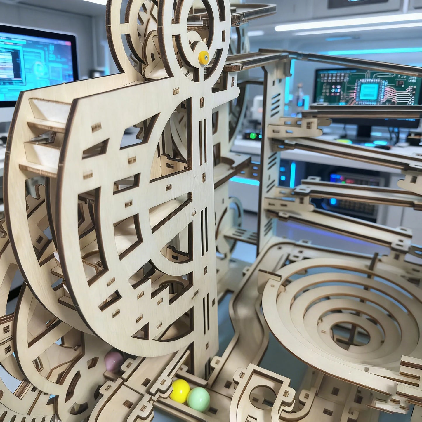 Puzzle en bois 3D à monter, kit d'assemblage manuel DIY, loisir éducatif, améliore la dextérité manuelle.