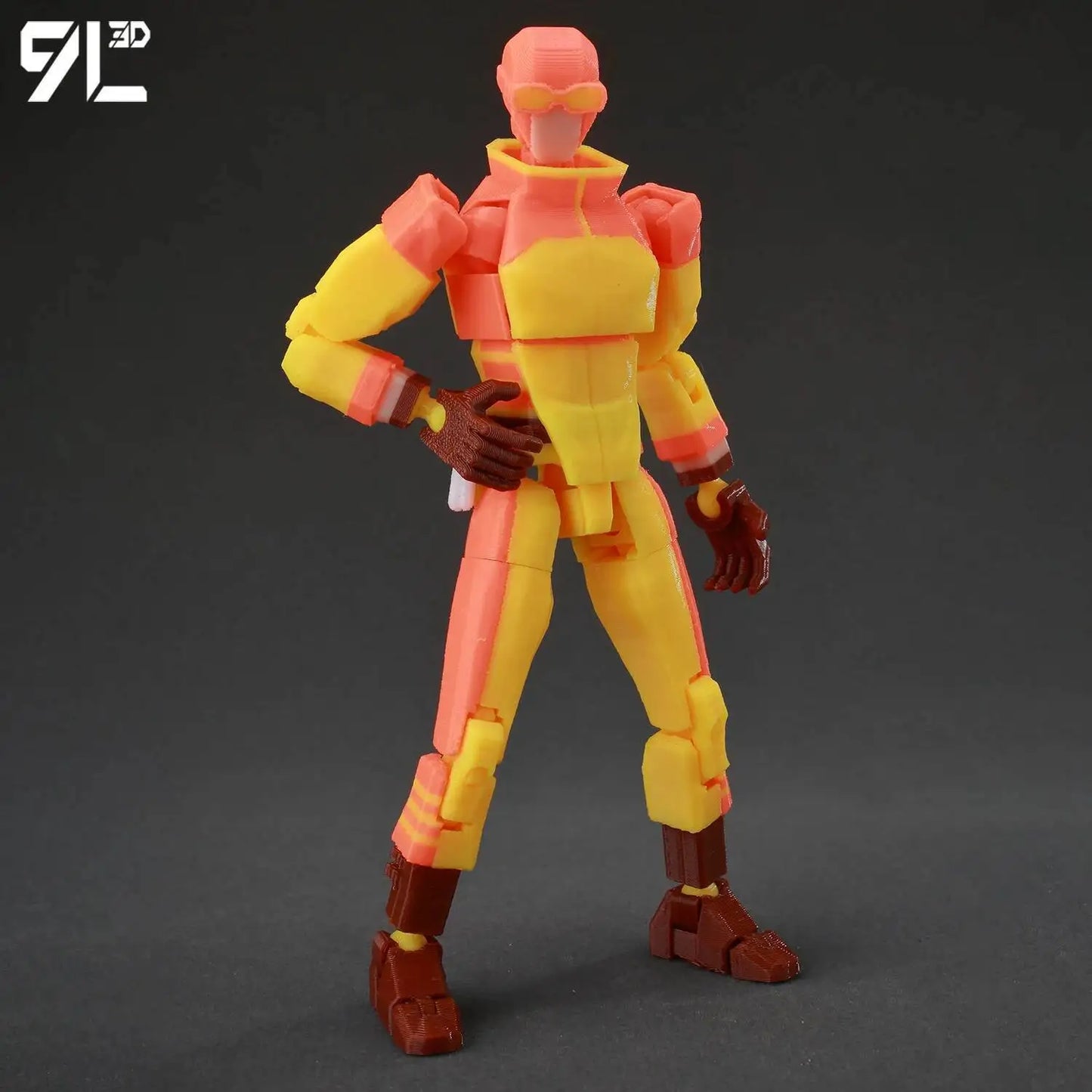 9L3D Lucky 13 Invincible Boy Conquer Omni Action Figure 3D Printed Anime Model Multi-Jointed Poseable Collectible Toy Gift Fan