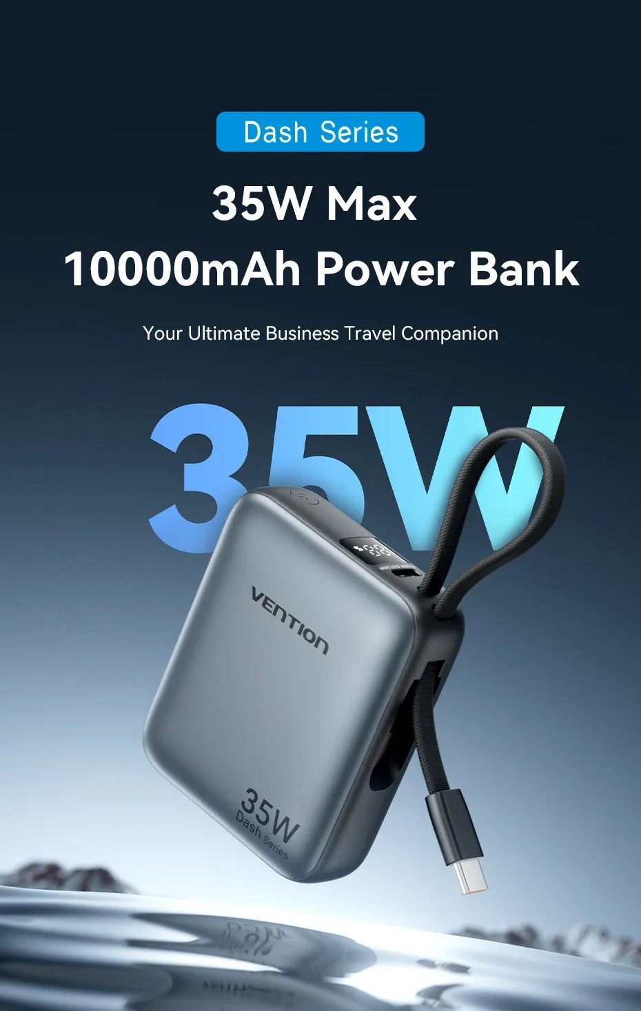 Vention CCC 10000mAh 35W Power Bank Schnelles Laden Tragbare Mini 3C PowerBank für iPhone 17 Xiaomi Externe Ersatzbatterie Ladegerät