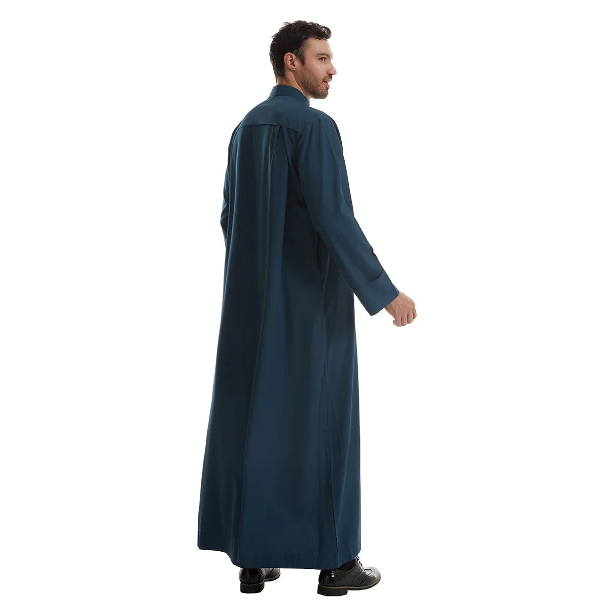 Muslimische Männer Jubba Thobe Langes Gewand Saudi-Islamisch Muslimische Kleidung Abaya Kaftan Islam Dubai Arabisches Kleid Eid Djellaba Dishdasha