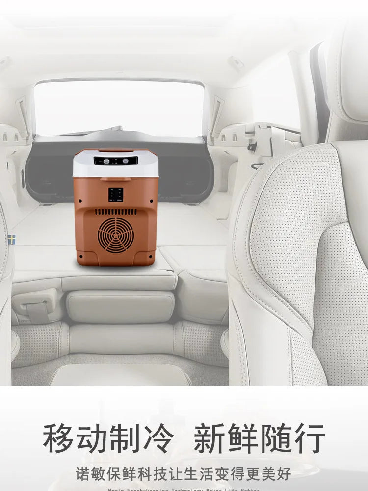 Durable  12/24V  Car Refrigerator 10L Camping Refrigerator Car Travel Cooler Warmer for Driving