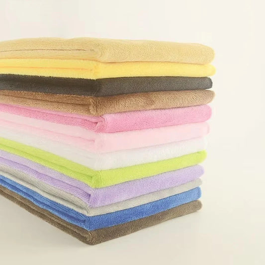 Solid Color Short Plush Velvet Fabric Super Soft Cloth Diy Handmade Home Textile Toy Apparel Cushion Pillow Blanket Material