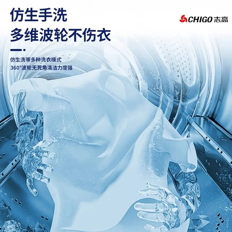 10KG 15KG Compact Top Loading Washer Dryer Fully Automatic Small Household Dormitory Apartment Washing Machine