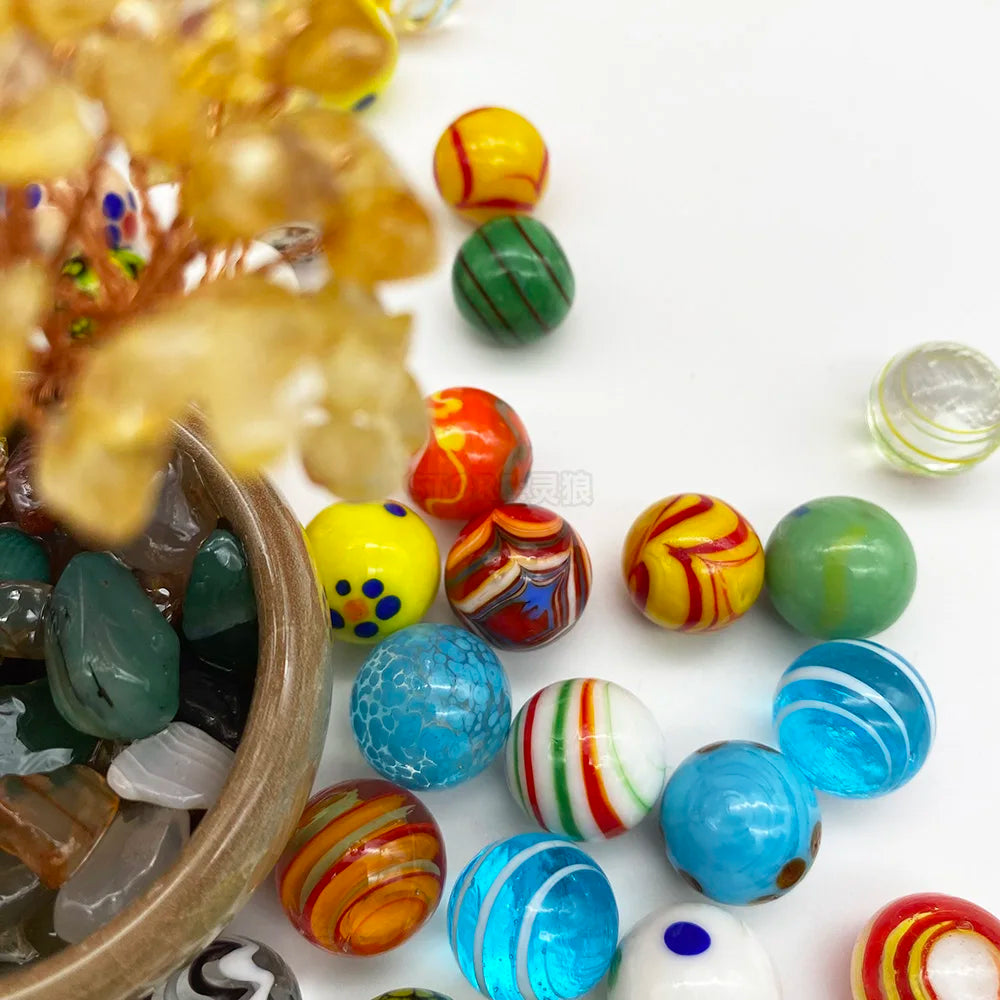 G1-16 Heimdekorationskollektion Kreative handgemachte Glasmurmeln Seltenheit Kinder-Puzzlespiele Spielzeug Süße Neujahrsgeschenke für Kinder