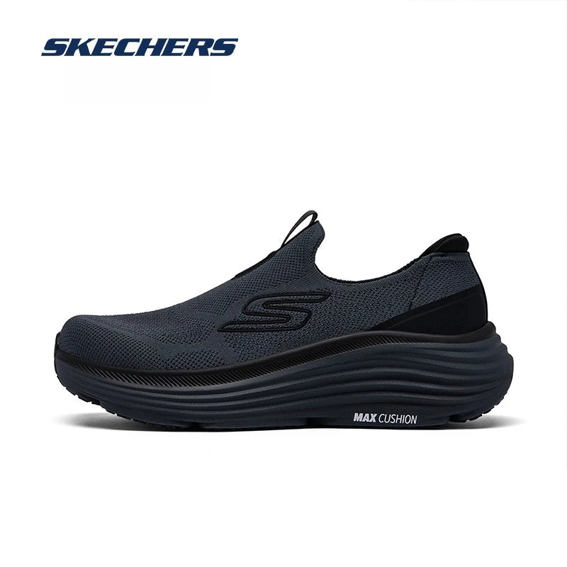 Skechers Chaussures Homme Chaussures de marche sans lacets pour hommes Légères Respirantes Chaussures de sport décontractées d'extérieur Baskets zapatillas hombre