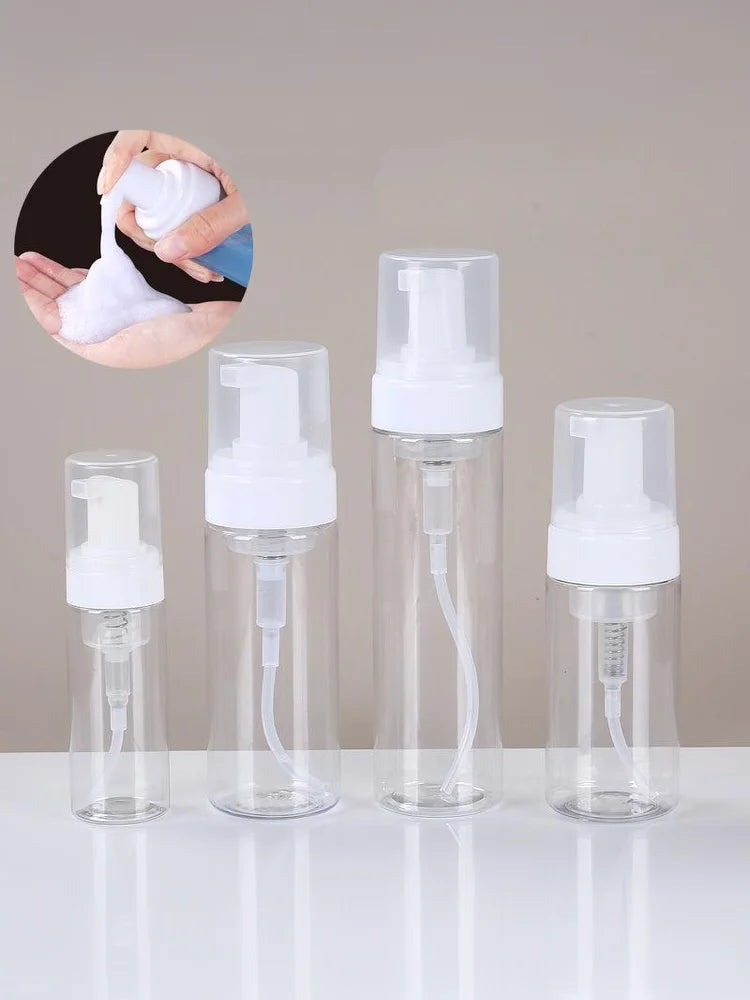 100/120/150/200/250ml Lotion Foam Pump Bottle Dispenser Empty Refillable For Hand Soap Shampoo Cleanser Container Potable Travel