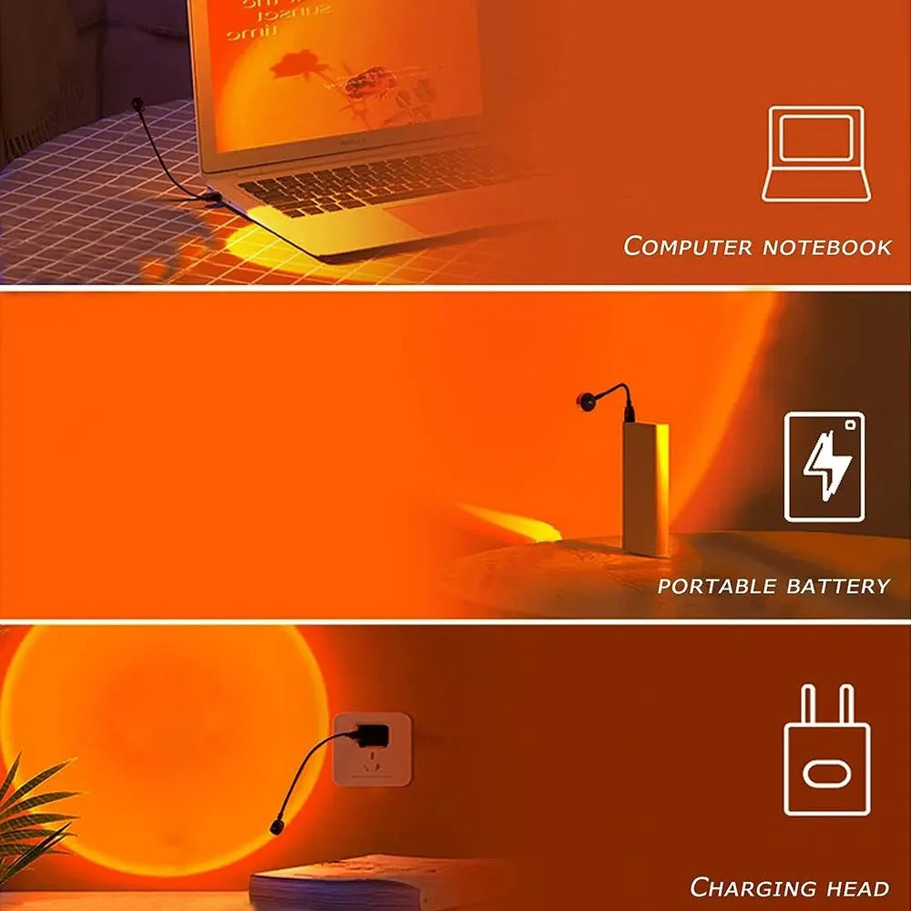 USB Sonnenuntergangsstimmungslicht