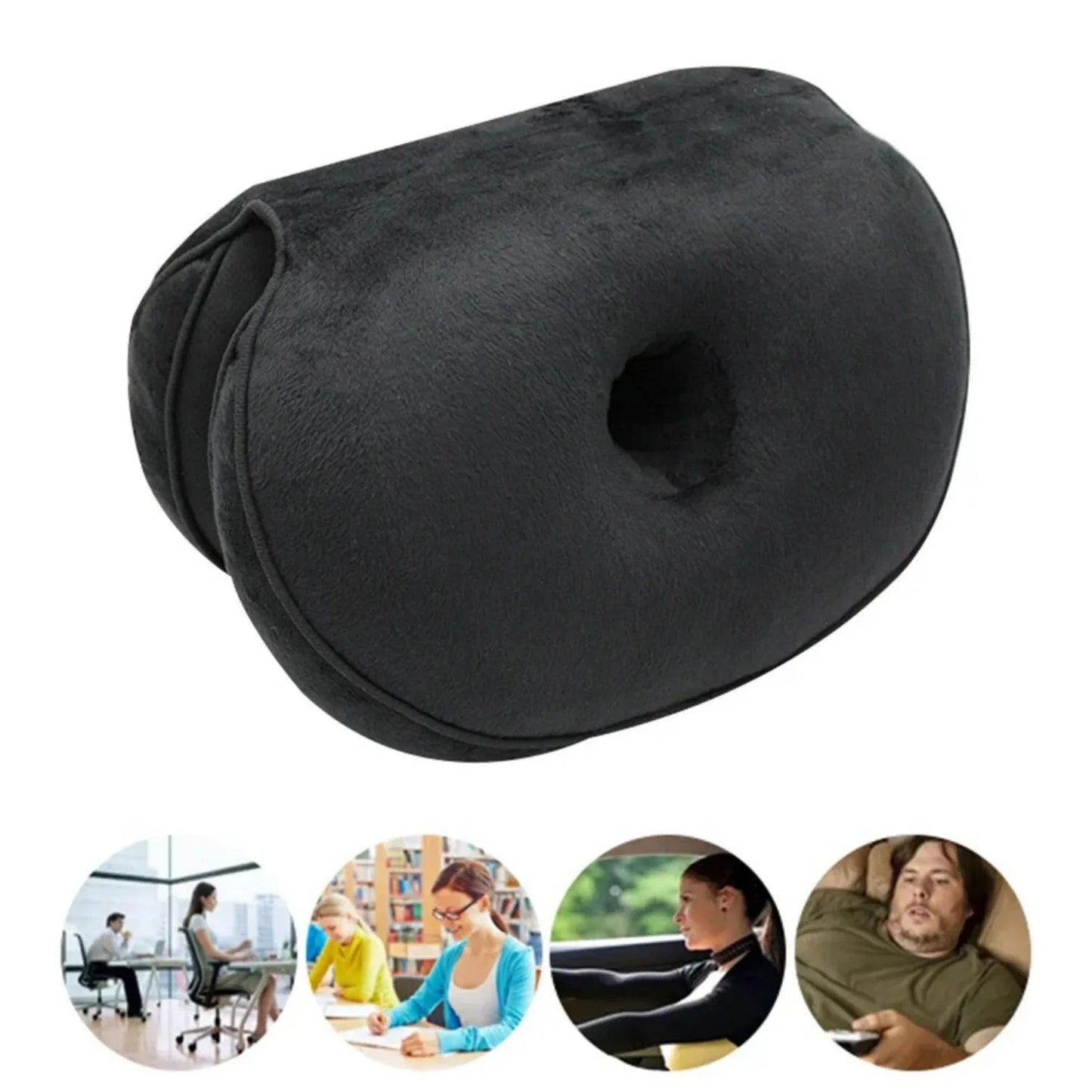 Orthopedic Cushion Pelvis Pillow Lift Hips Up Seat Cushion Pressure Relief Ass Cushion Tailbone Coccyx Orthopedic Medical Seat