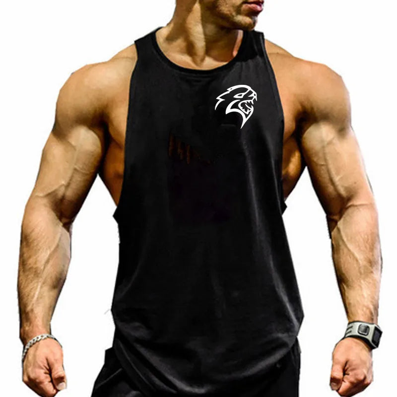 Débardeur de sport sans manches pour homme - Maillot de corps pour homme - Haut de sport pour homme - Vêtement de sport - Haut de sport stringer