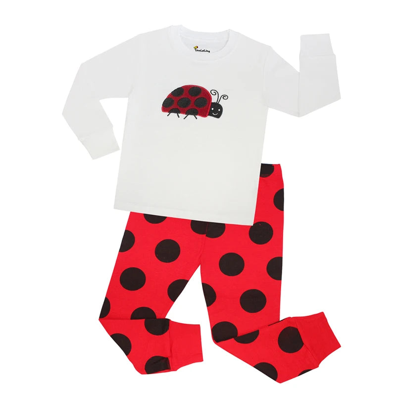 Animal Cartoon Boys Pajamas Sets Children's Sleepwear Kids Nightwear 100 Cotton Spring Autumn Boy Pyjamas Homewear Night Wear