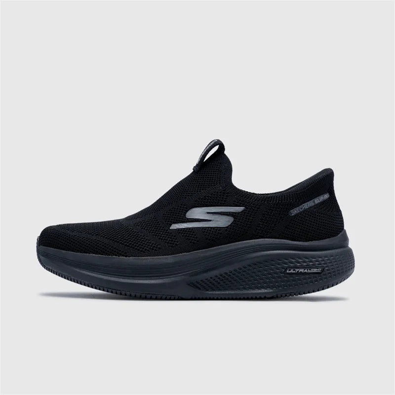 Chaussures pour hommes Skechers - Chaussures de marche et de course sans lacets pour hommes - Légères, respirantes, pour l'extérieur, décontractées, sportives - Skechers