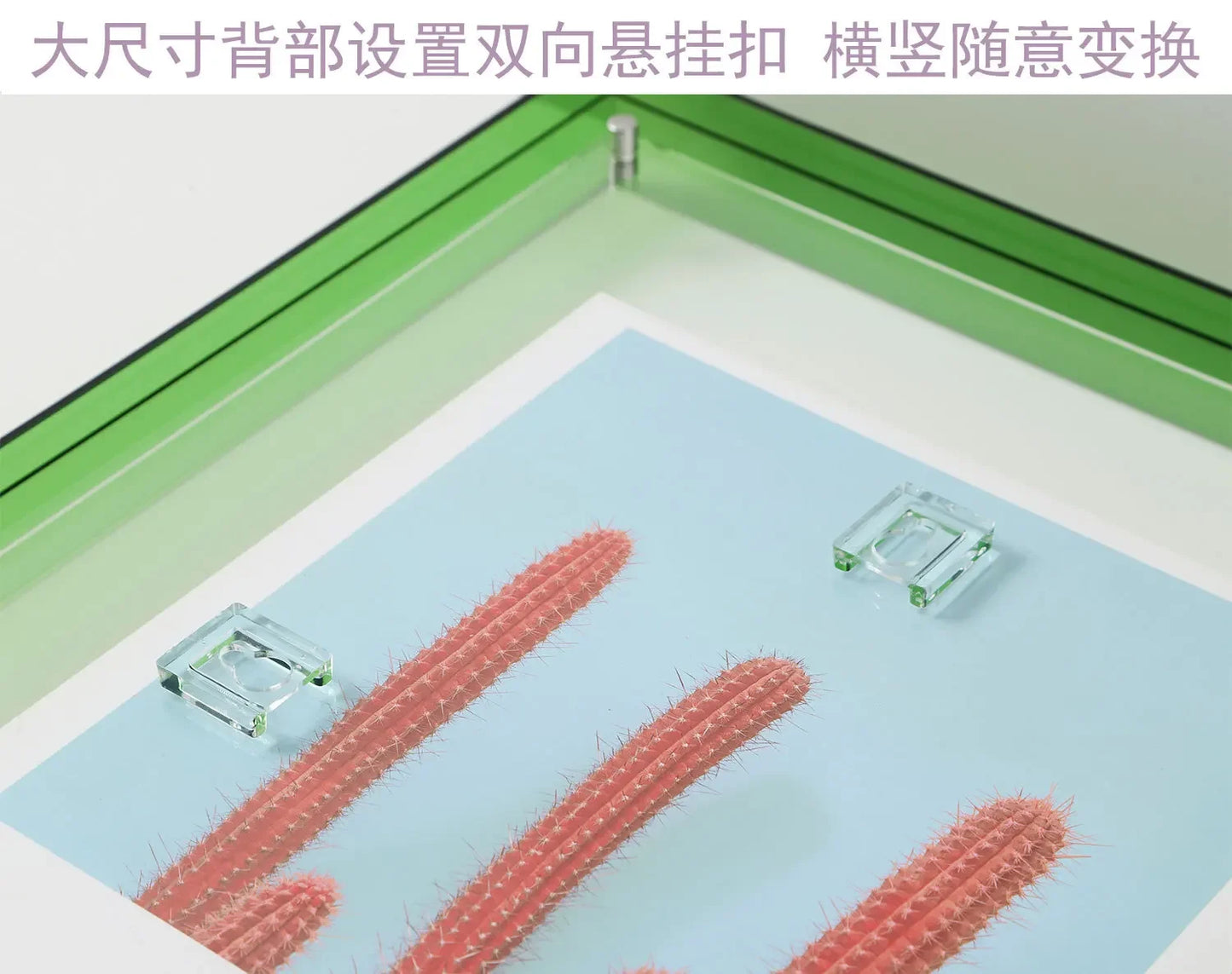 Transparenter Acryl-Fotorahmen DIY Poster Malerei Flur Schlafzimmer Wanddekoration Ins Style Tischbilderrahmen