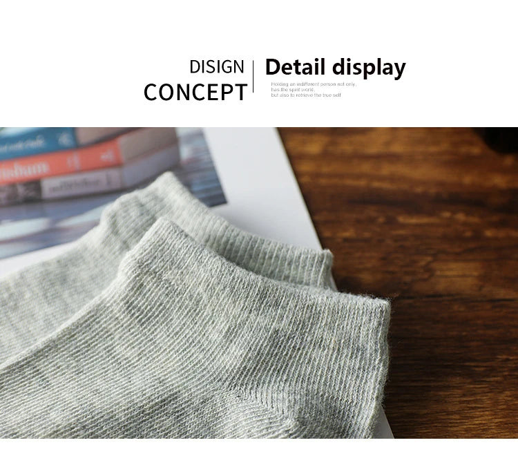 10/20/30Pairs Socks Men Women Boat Socks Thin Breathable Comfy Sweat-absorbing Ankle Socks Unisex Casual Plain Color Short Socks