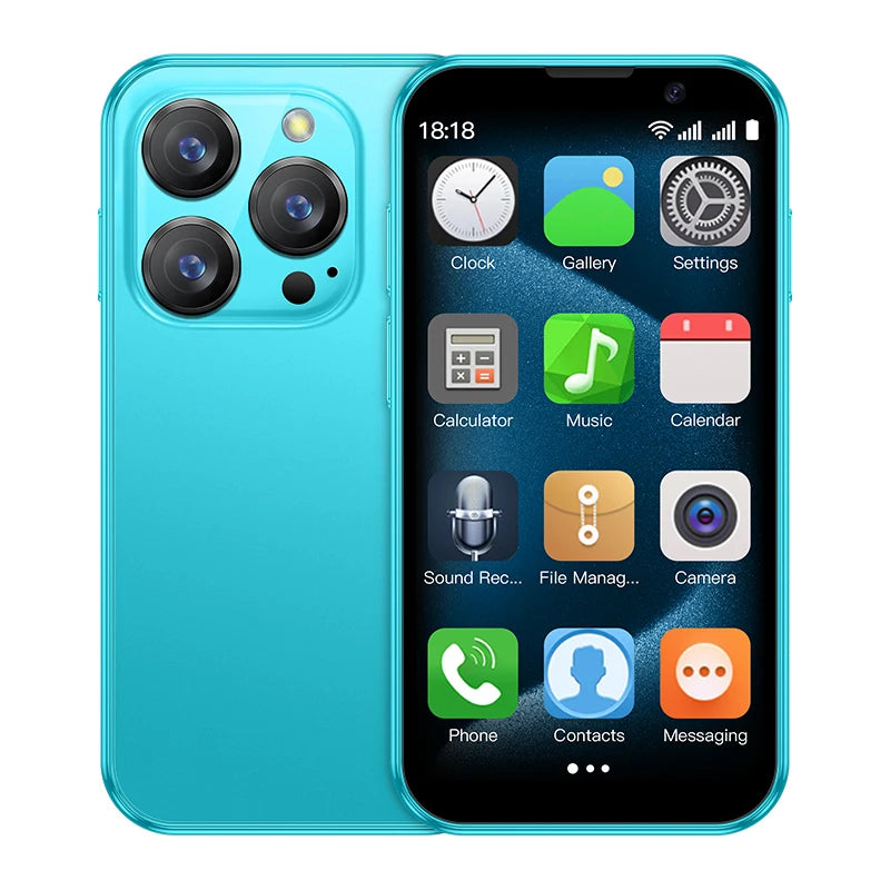 SOYES XS18 Pro 3.0" Mini Smartphone 2GB RAM 16GB ROM Gesichtserkennung Android9.0 Dual SIM Standby 1000mAh 3G Netzwerktelefon