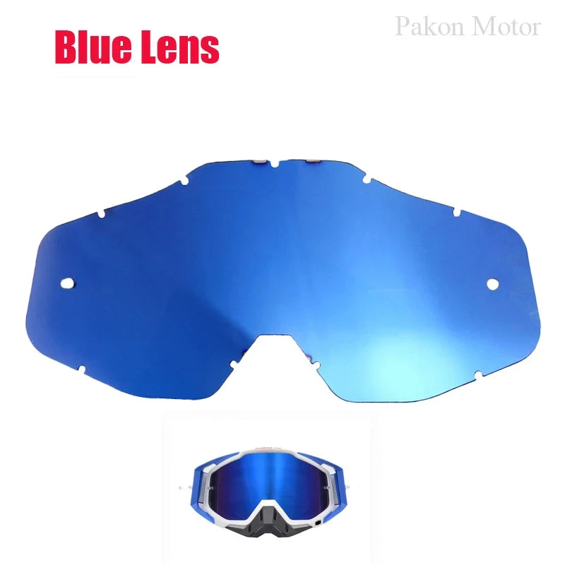 100 Masques de Motocross Lentille HD Homme Lunettes de Moto Lunettes de Protection Femme Moto MX VTT Lunettes de Soleil Accessoires Vélo Tout Terrain