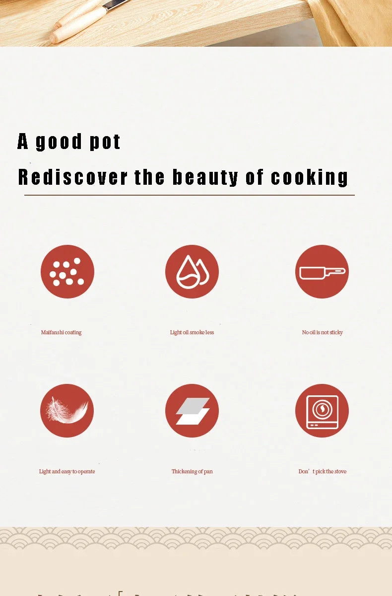 Batterie de cuisine spéciale pour poêles antiadhésives : casseroles, poêles à frire, woks, poêles à steak, crêpières, induction, gaz.